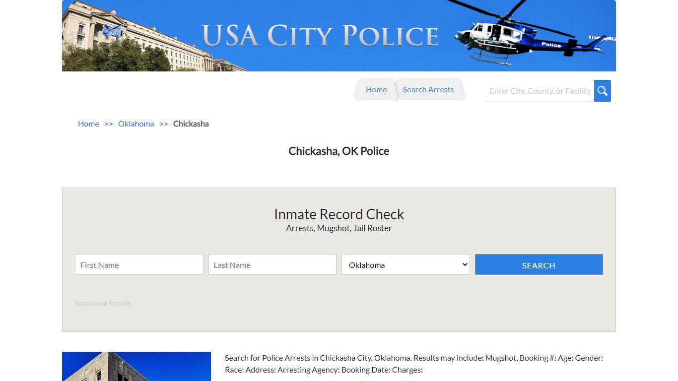 Chickasha, OK Police | Jail Records